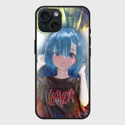 Чехол силиконовый для Apple iPhone 15 матовый Rem Slayer Re: Zero