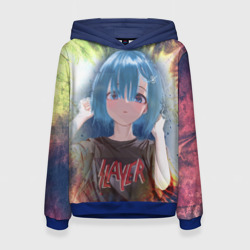 Женская толстовка 3D Rem Slayer Re: Zero