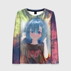Женский лонгслив 3D Rem Slayer Re: Zero