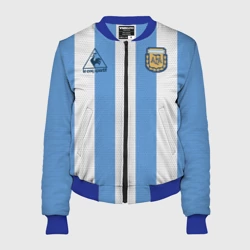 Женский бомбер 3D Джерси Марадоны с автографом