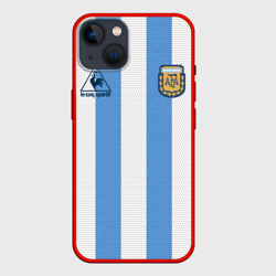 Чехол для iPhone 14 Джерси Марадоны с автографом