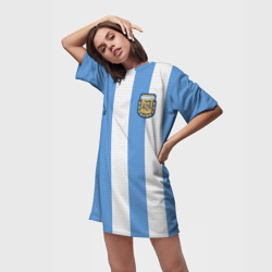 Платье-футболка 3D Джерси Марадоны с автографом - фото 2