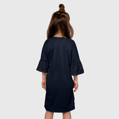 Детское платье 3D с принтом 2020 Survivor, вид сзади #2