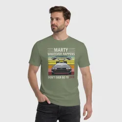 Мужская футболка хлопок Back to the Future - фото 2