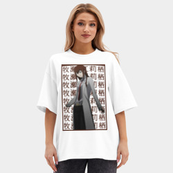 Женская футболка Oversize хлопок premium Врата штейна - фото 2