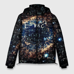 Мужская зимняя куртка 3D Формула Вселенной