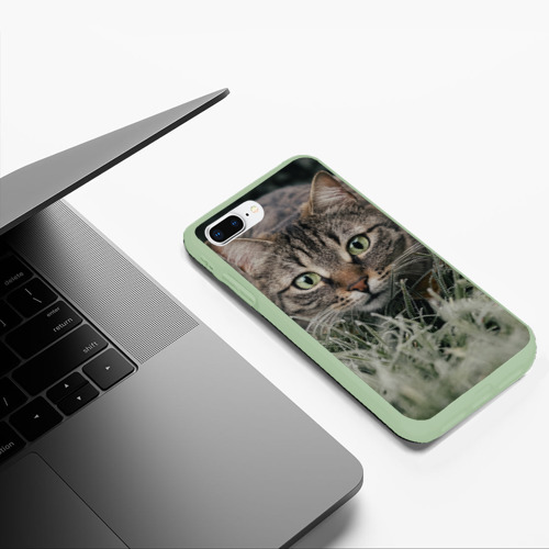Чехол для iPhone 7Plus/8 Plus матовый с принтом Кошка, фото #5