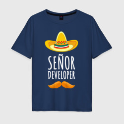Мужская футболка хлопок Oversize Senior Developer