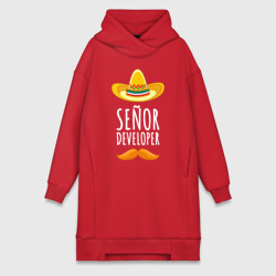 Платье-худи хлопок Senior Developer