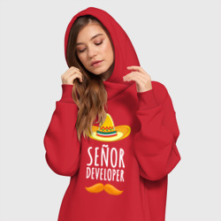 Платье-худи хлопок Senior Developer - фото 2