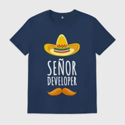 Мужская футболка хлопок Senior Developer