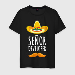 Мужская футболка хлопок Senior Developer