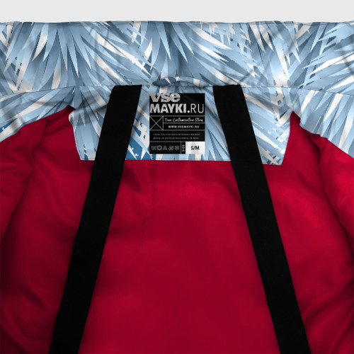 Женская зимняя куртка Oversize Снежное Настроенние, цвет красный - фото 7