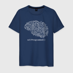 SelfProgrammed – Мужская футболка хлопок с принтом купить со скидкой в -20%