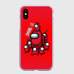 Чехол для iPhone XS Max матовый Among Us
