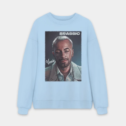 Мужской свитшот oversize без начеса хлопок Голяк Brassic Винни