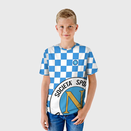 Детская футболка 3D Форма Наполи - Марадона 10, цвет 3D печать - фото 3