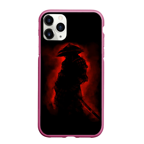 Чехол для iPhone 11 Pro Max матовый Samurai, цвет малиновый