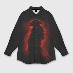 Samurai – Мужская рубашка oversize 3D с принтом купить