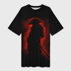 Платье-футболка 3D Samurai