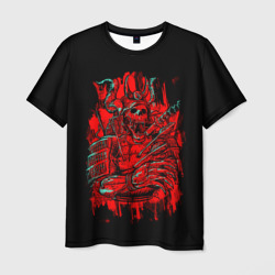Мужская футболка 3D Death Samurai