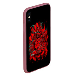 Чехол для iPhone XS Max матовый Death Samurai - фото 2