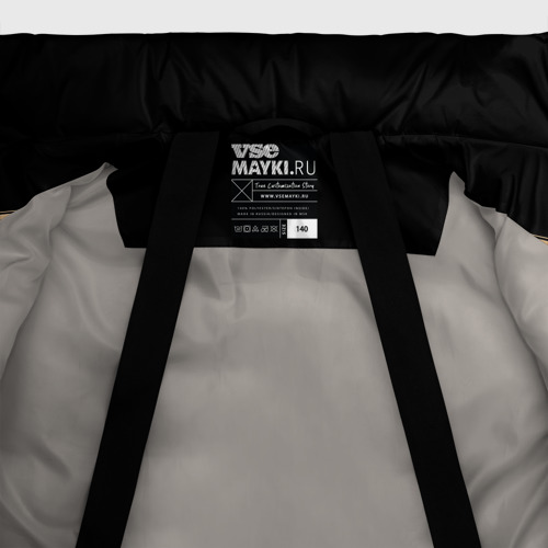 Зимняя куртка для мальчиков 3D Cyber Oni Samurai, цвет светло-серый - фото 7