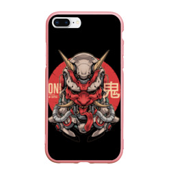 Чехол для iPhone 7Plus/8 Plus матовый Cyber Oni Samurai