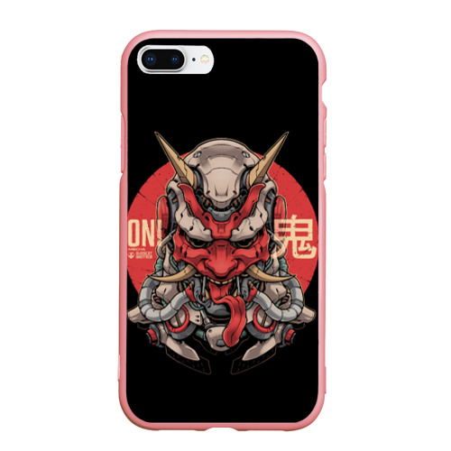 Чехол для iPhone 7Plus/8 Plus матовый Cyber Oni Samurai, цвет баблгам