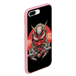 Чехол для iPhone 7Plus/8 Plus матовый Cyber Oni Samurai - фото 2