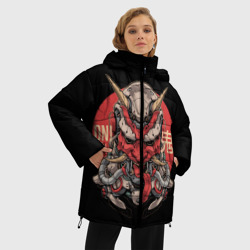 Женская зимняя куртка Oversize Cyber Oni Samurai - фото 2