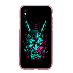 Чехол для iPhone XS Max матовый Cyber Samurai