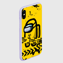 Чехол для iPhone XS Max матовый Among Us - Biohazard - фото 2