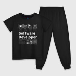 Детская пижама хлопок Software Developer