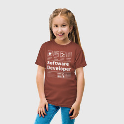 Детская футболка хлопок Software Developer - фото 2