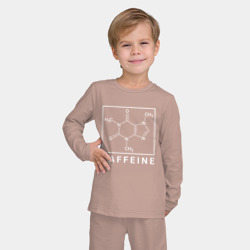 Детская пижама с лонгсливом хлопок Структура Кофеина - фото 2