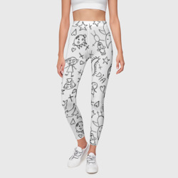 Леггинсы 3D DIE ANTWOORD - фото 2