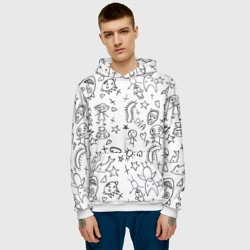 Мужская толстовка 3D DIE ANTWOORD - фото 2