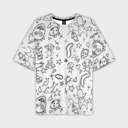 Мужская футболка oversize 3D DIE ANTWOORD