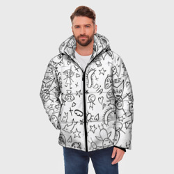 Мужская зимняя куртка 3D Die antwoord - фото 2