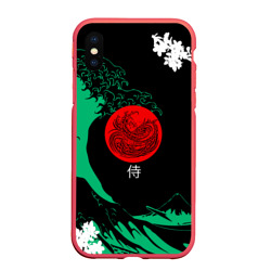 Чехол для iPhone XS Max матовый Japanese style