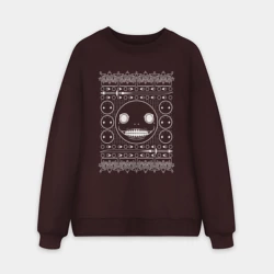 Мужской свитшот oversize без начеса хлопок Nier Automata