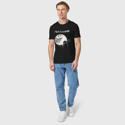 Мужская футболка хлопок Nier Automata, цвет черный - фото 5