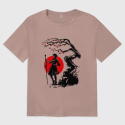 Женская футболка хлопок Oversize Nier Automata