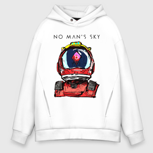 Мужское худи Oversize хлопок NO MAN'S SKY