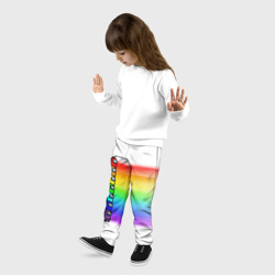 Детские брюки 3D AMONG US - РАДУГА - фото 2
