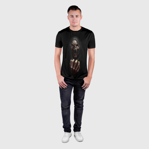 Мужская футболка 3D Slim Древний Вампир, цвет 3D печать - фото 4