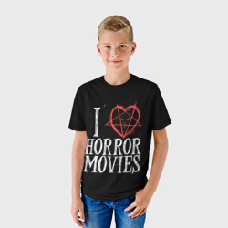 Детская футболка 3D I Love Horror Movies - фото 2