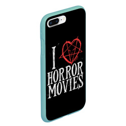 Чехол для iPhone 7Plus/8 Plus матовый I Love Horror Movies - фото 2