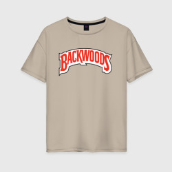 Женская футболка хлопок Oversize Backwoods